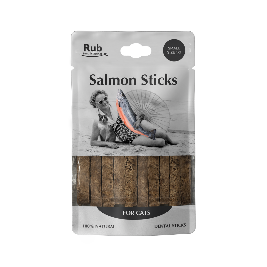 Snack Dentário de Salmão para Gatos - Gatursos