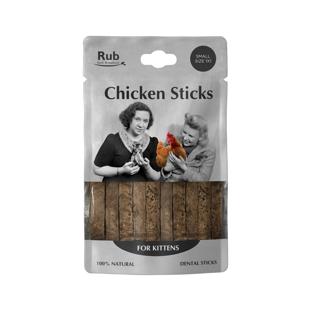 Snack Dentário de Frango para Gatinhos - Gatursos