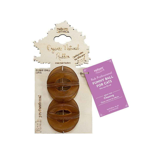 Rub Funny Ball - Brinquedo Orgânico para Gatos