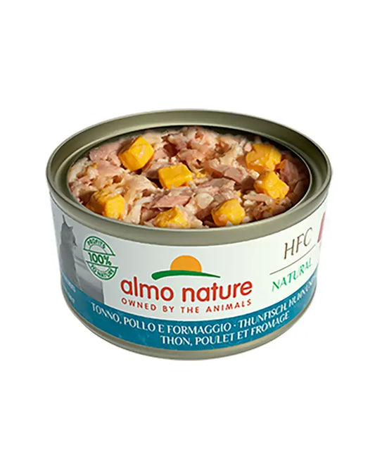 Almo Nature HFC Natural - Atum, Frango e Queijo - 150 gr - Gatursos