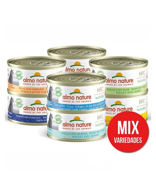 Almo Nature HFC Natural - Sortido - 24 x 70 gr - Gatursos