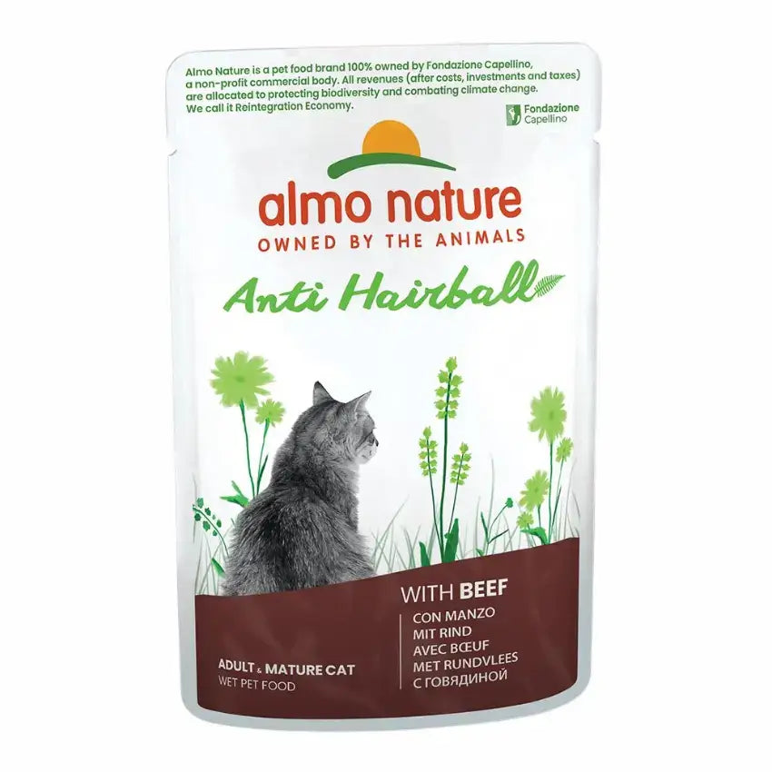 Almo Nature – Eliminar bolas de pelo com carne natural