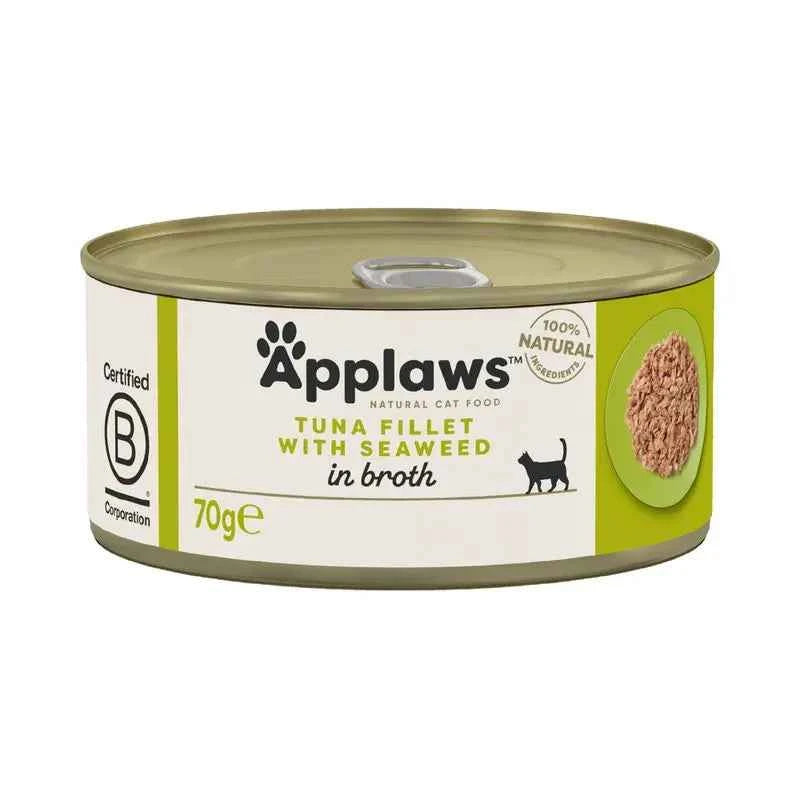 Applaws Ração Húmida p/ Gato Adulto - Filete de Atum c/ Algas