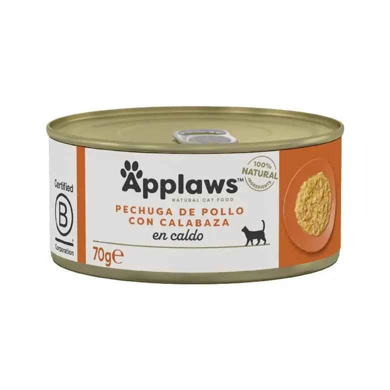 Applaws Ração Húmida para Gato Adulto - Peito de Frango com Abóbora