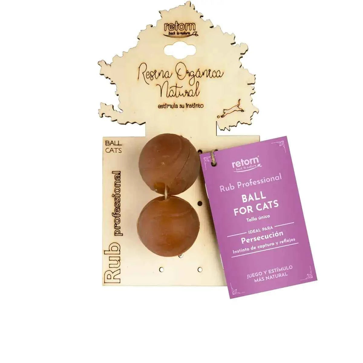 Rub Ball - Brinquedo Orgânico Natural para Gato