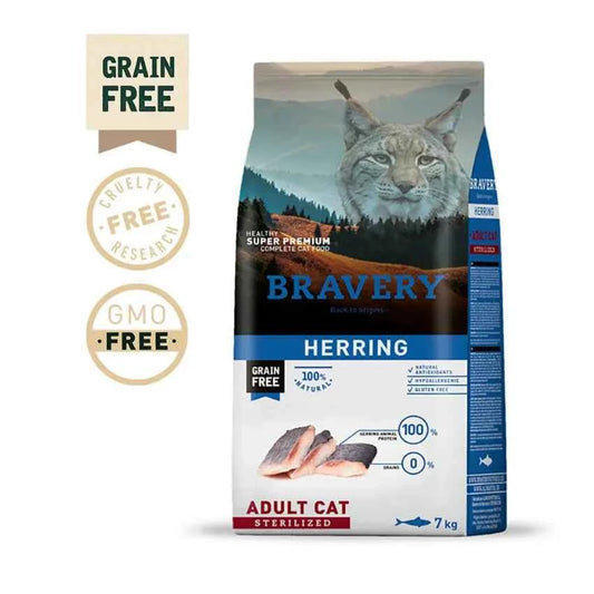 Bravery Gato Adulto Esterilizado - Arenque