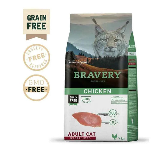 Bravery Gato Adulto Esterilizado - Frango