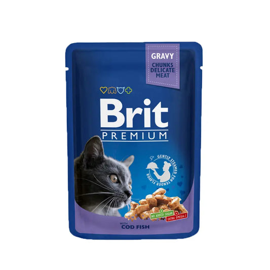 Embalagem Brit Premium by Nature Bacalhau disponível na Gatursos