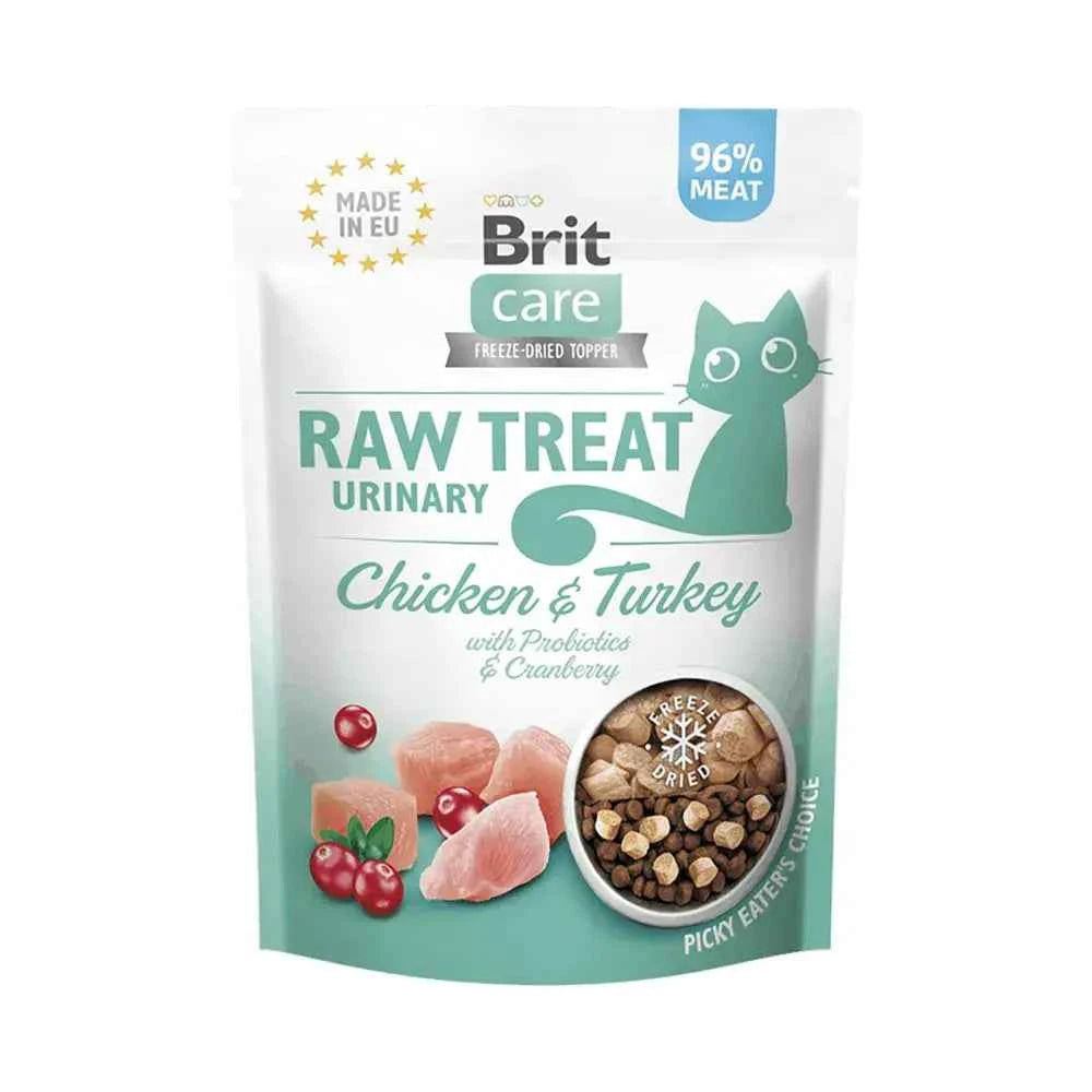 Snacks Naturais Liofilizados para Cuidados Urinários – Frango & Peru