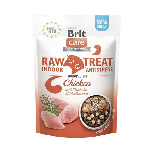 Snacks Naturais Antistress para Gato de Interior - Frango