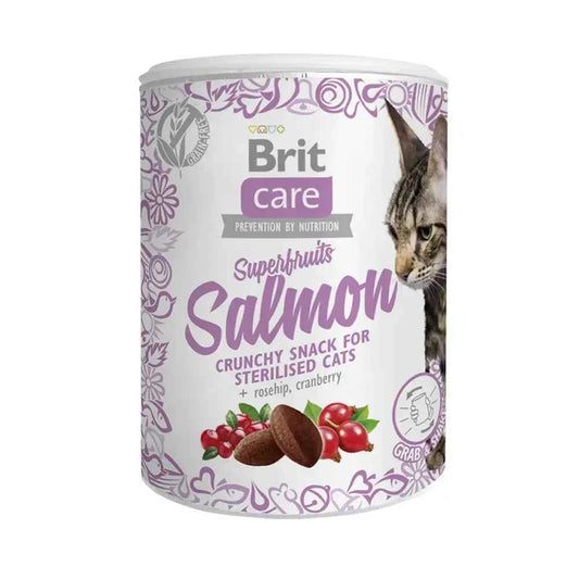 Petiscos Brit Care Superfruits Salmão – Sabor, Saúde e Mimos