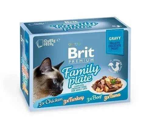 Brit Premium by Nature Filetes Delicados com Molho - Pack Familiar - Multi Sabores