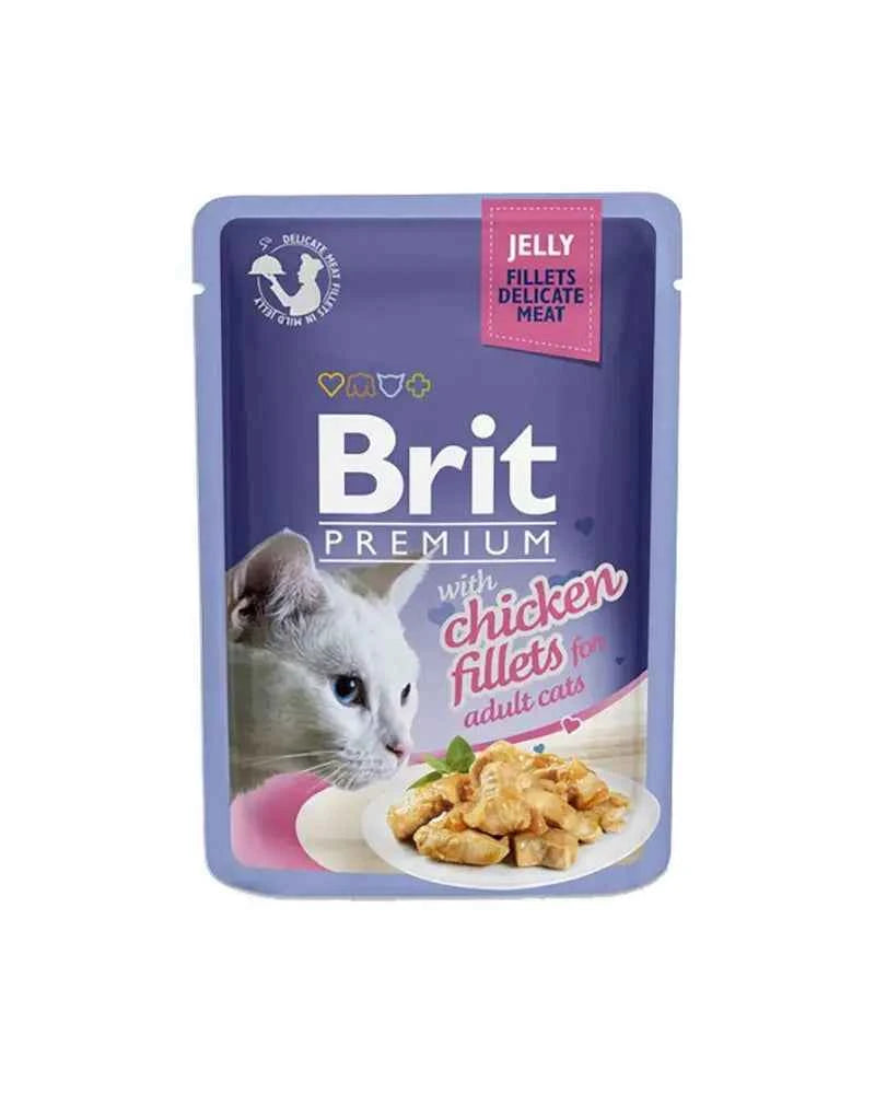 Brit Premium by Nature - Delicados Filetes ao Molho com Frango