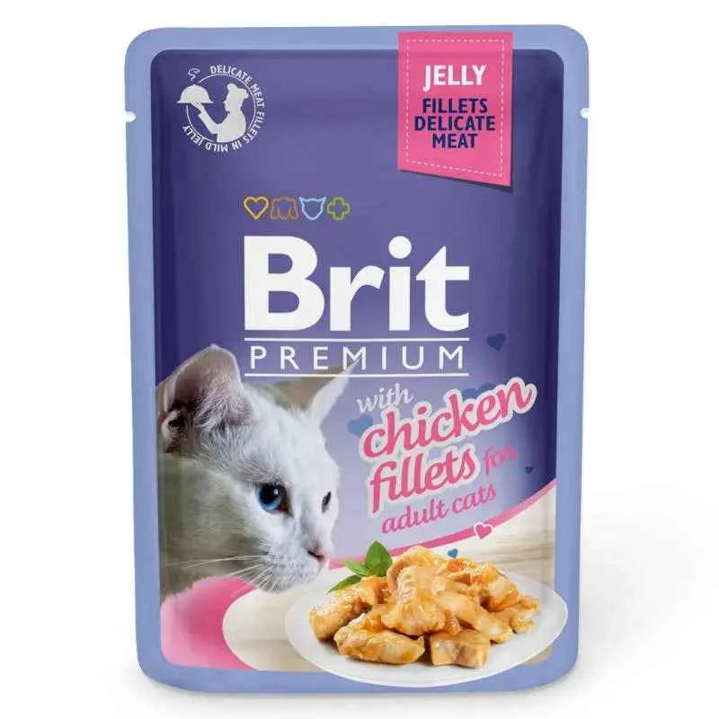 Brit Premium by Nature - Delicados Filetes em Geleia com Frango