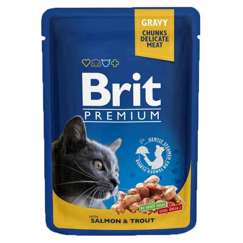 Brit Premium by Nature - Salmão e Truta - Gatursos