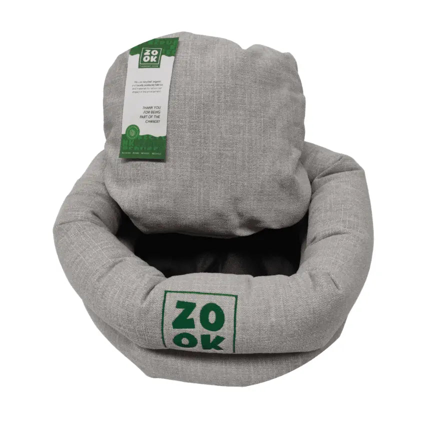 Almofada removível da Cama Dupla Zook Gravel em detalhe