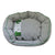 Cama Oval Zook Gravel com rebordos almofadados para gatos