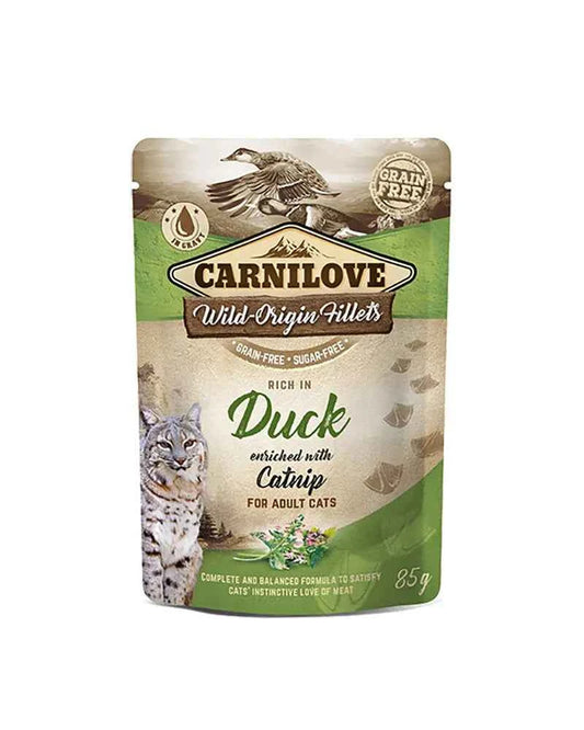 Carnilove Grain-Free Gato Adulto - Pato com Catnip