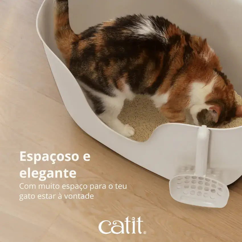 Caixa de areia ecológica Catit Loo com pá | Design premium