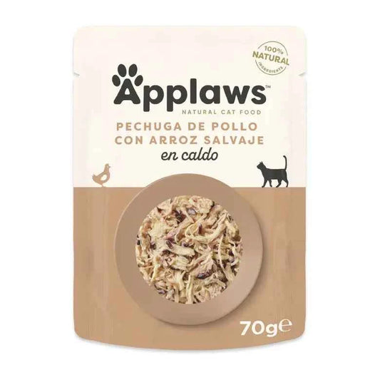 Applaws p/ Gato Adulto - Peito de Galinha com Arroz Selvagem