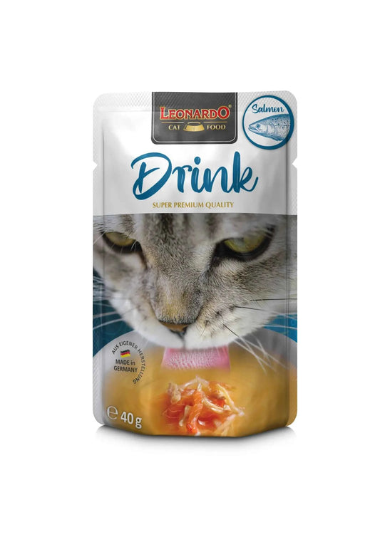 Suplemento Hidratante Leonardo Drink com Salmão para Gatos