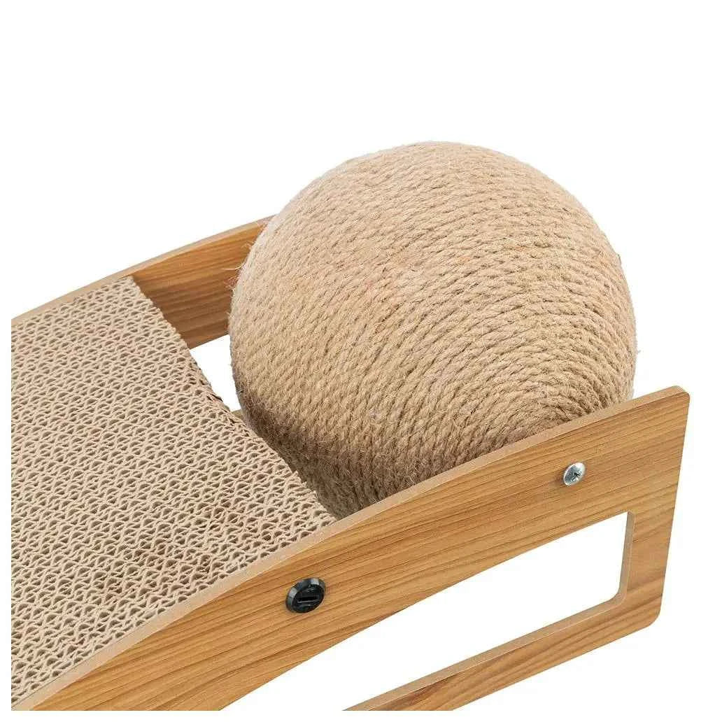 Rampa de Arranhador em Cartão e Bola de Juta