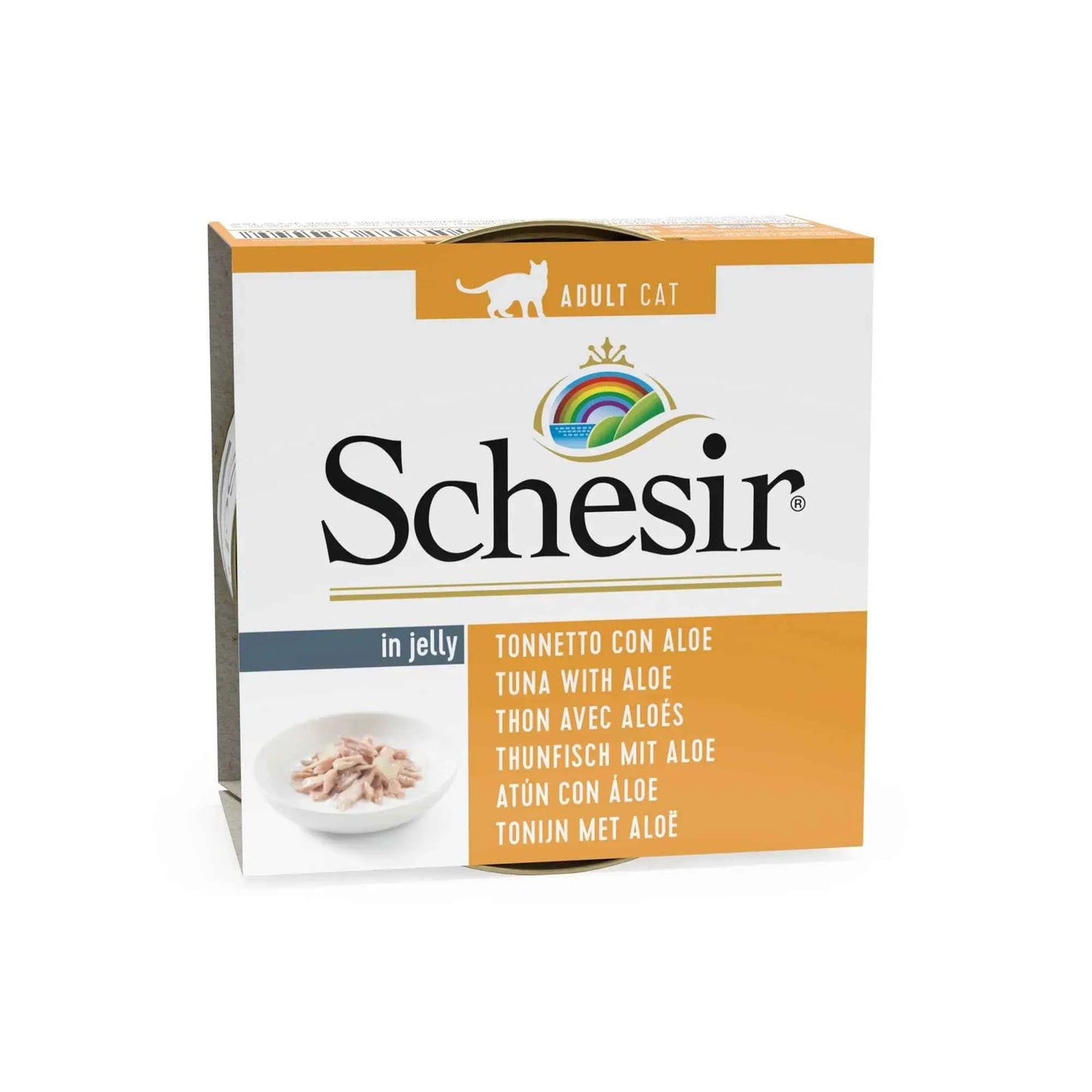 Schesir Atum com Aloé Vera em Gelatina - 14 x 85 gr - Gatursos