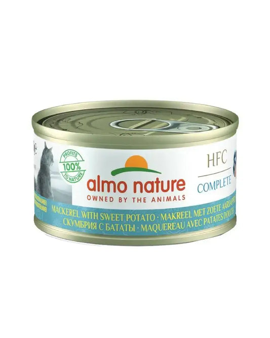 Almo Nature HFC Cat Complete - Cavala e Batata Doce - Gatursos