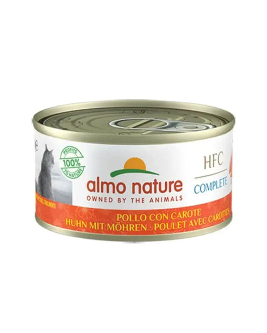 Almo Nature HFC Cat Complete - Frango e Cenoura | Comida Húmida para Gatos - Gatursos
