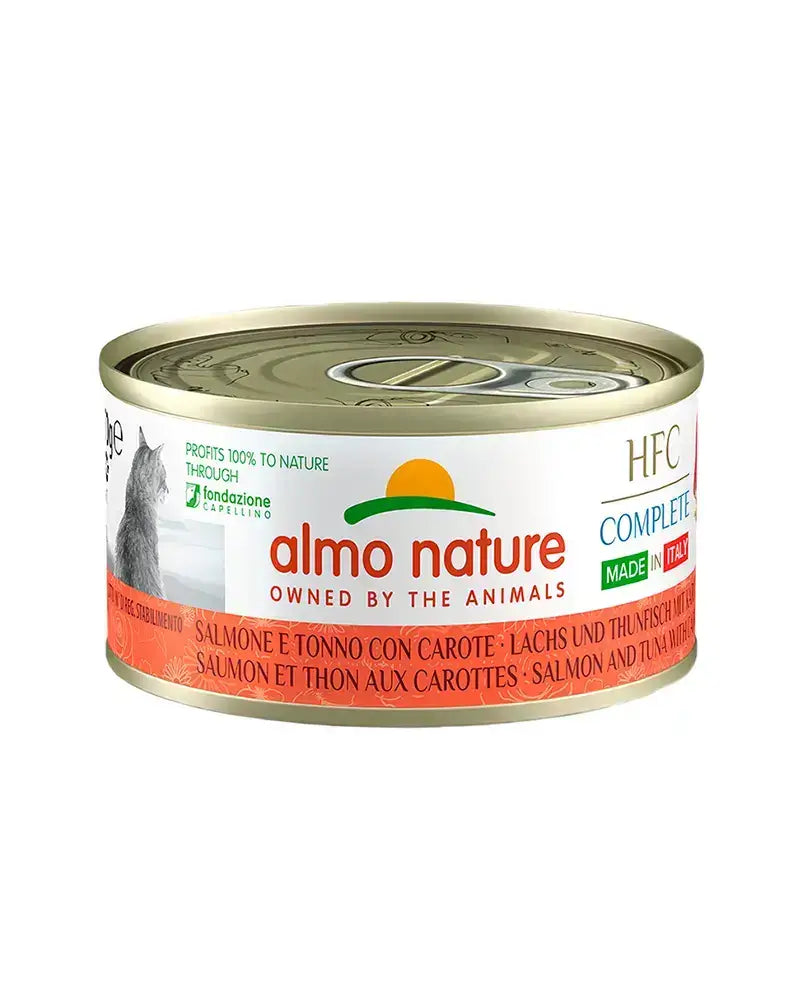 Almo Nature HFC Cat Complete - Salmão / Atum & Cenoura - Gatursos