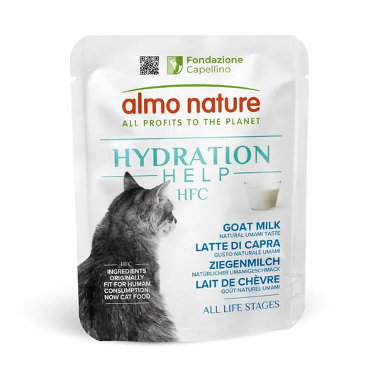 Almo Nature HFC Hydration Help - Leite de Cabra - 24 x 50 gr - Gatursos