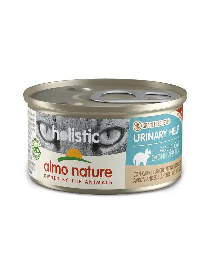 Almo Nature Cat Holistic - Urinary - Carnes Brancas - 6 x 85 gr - Gatursos