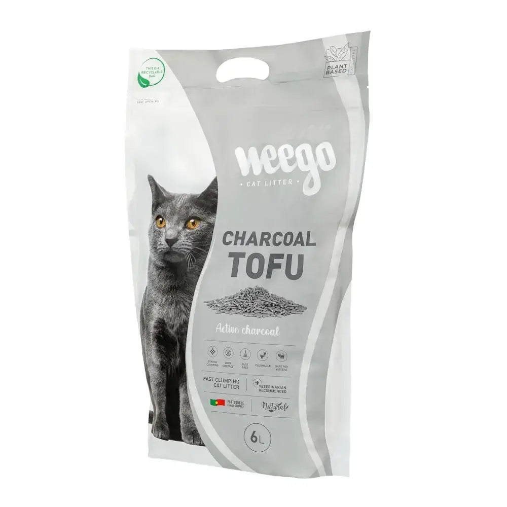 Areia vegetal Weego com carvão | Zero cheiro, zero stress 🐾