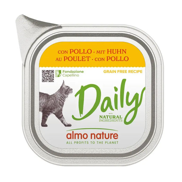 Ração Húmida Almo Nature Cat Daily Frango - Gatursos