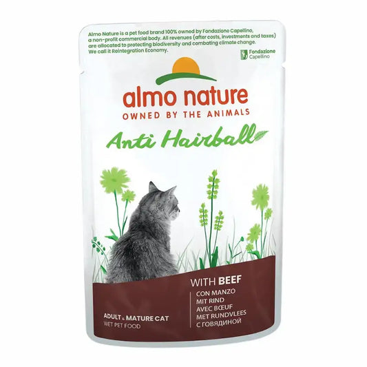 Almo Nature – Eliminar bolas de pelo com carne natural