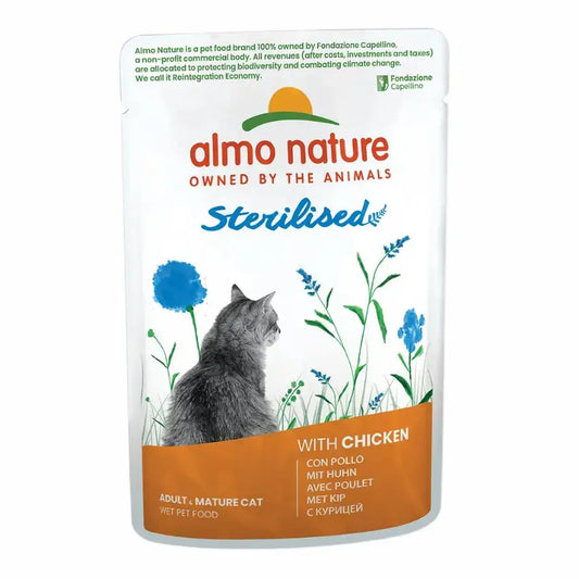 Almo Nature – Frango para gatos esterilizados exigentes