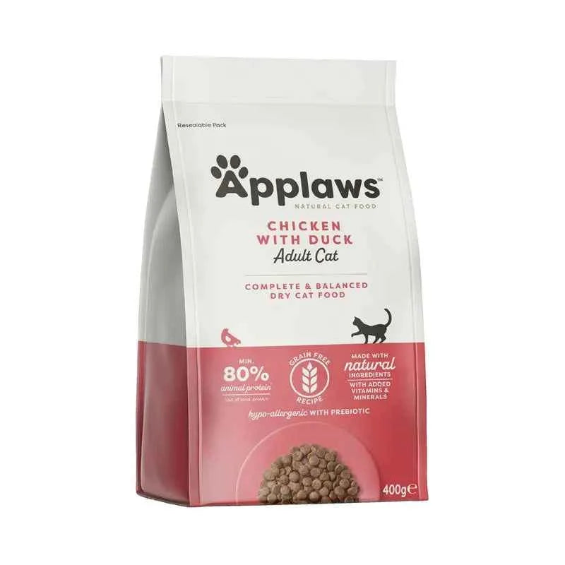 Applaws Ração Seca para Gato Adulto - Frango com Pato - Gatursos
