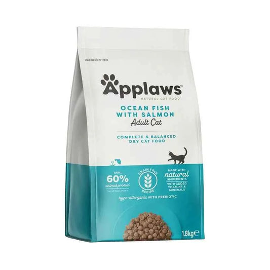 Applaws Ração Seca para Gato Adulto - Peixe do Oceano com Salmão