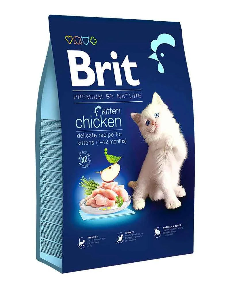 Embalagem Brit Premium Kitten Frango para gatinhos