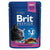 Saqueta de Brit Premium by Nature sabor frango e peru