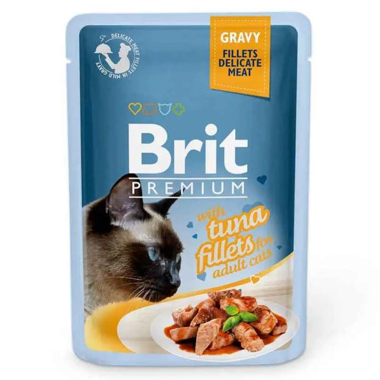 Brit Premium by Nature - Delicados Filetes de Atum com Molho - Gatursos