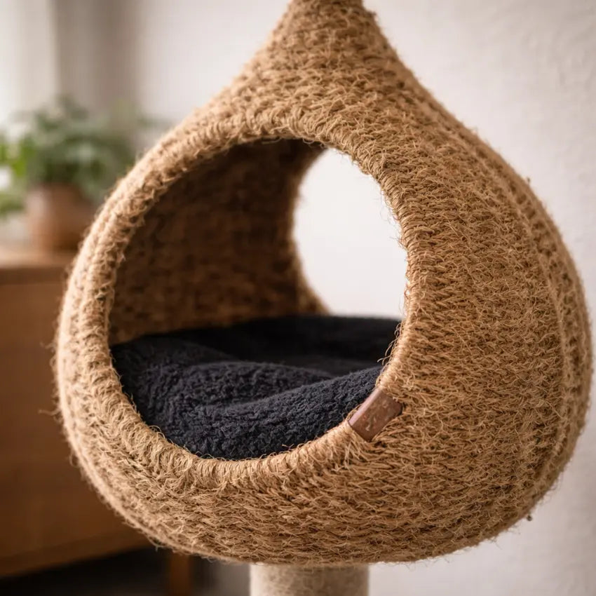 Árvore para gatos Gota Balinesa com fibra de coco
