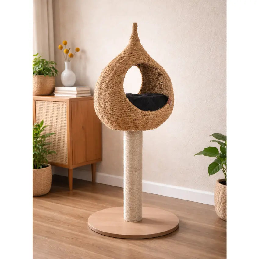 Árvore para gatos Gota Balinesa com fibra de coco