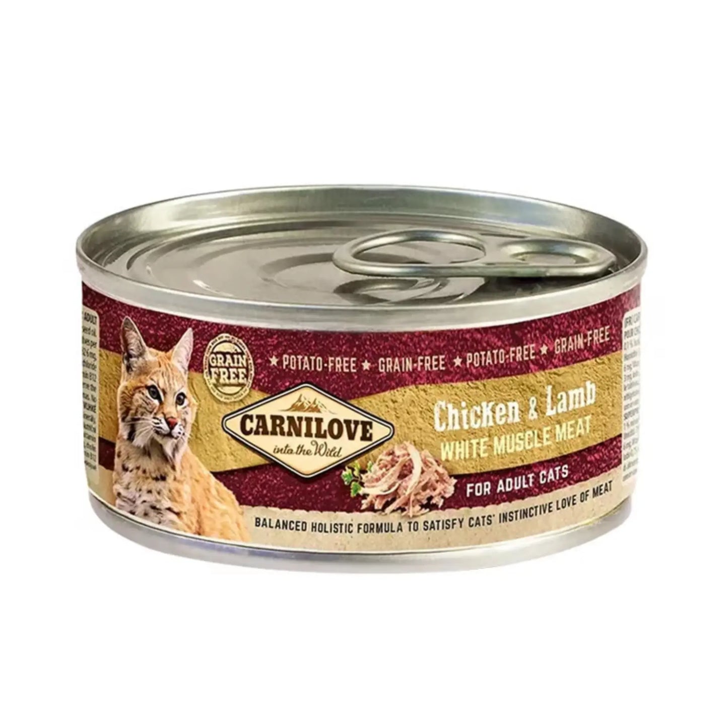 Patê Carnilove Frango e Borrego para Gatos - 100 gr