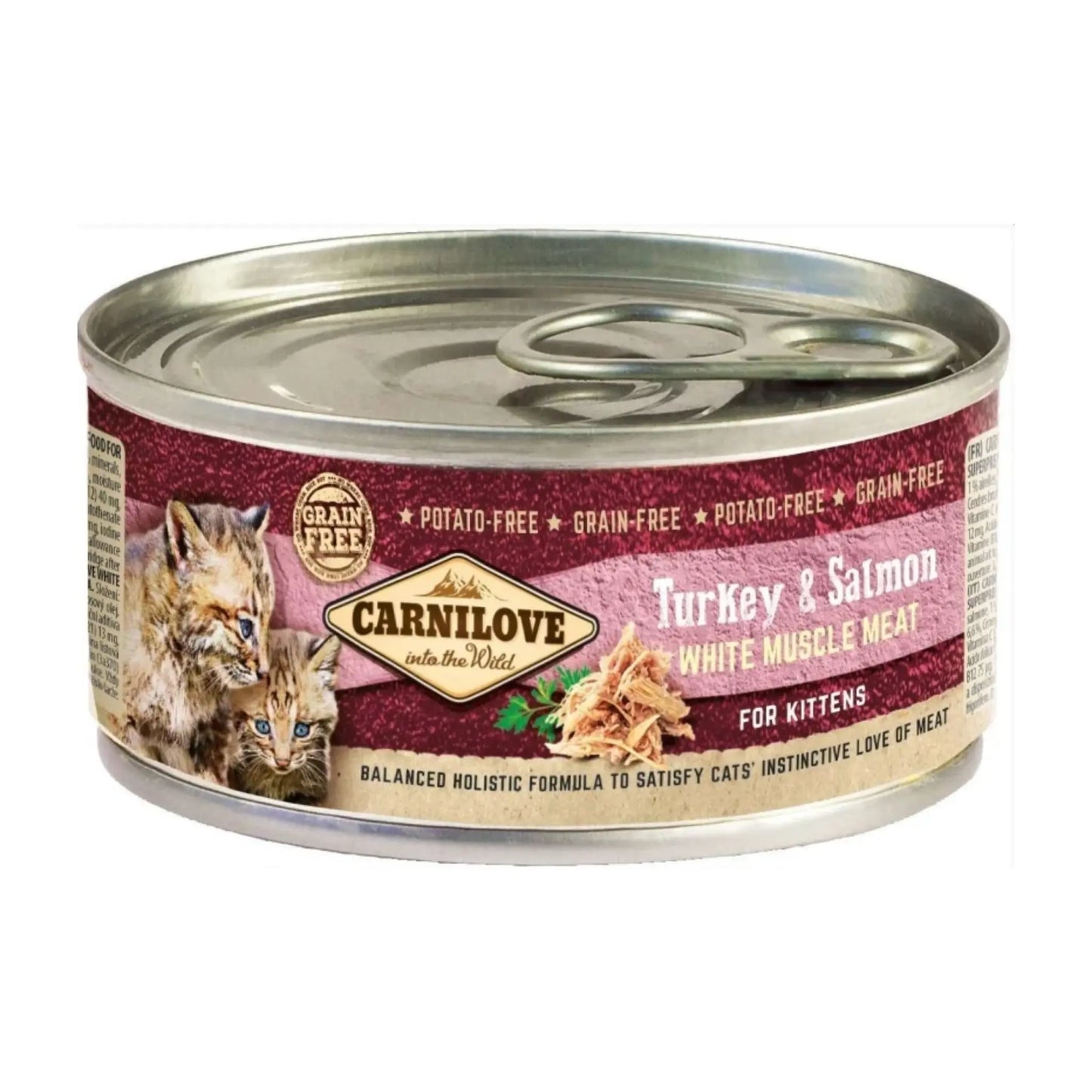 Patê Carnilove Peru e Salmão para Gatos 100g – Sem Cereais