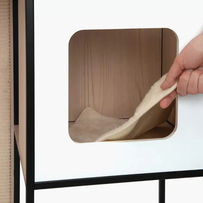 Catit Vesper PATIO Pequeno – Móvel para Gatos com Arranhador e Toca