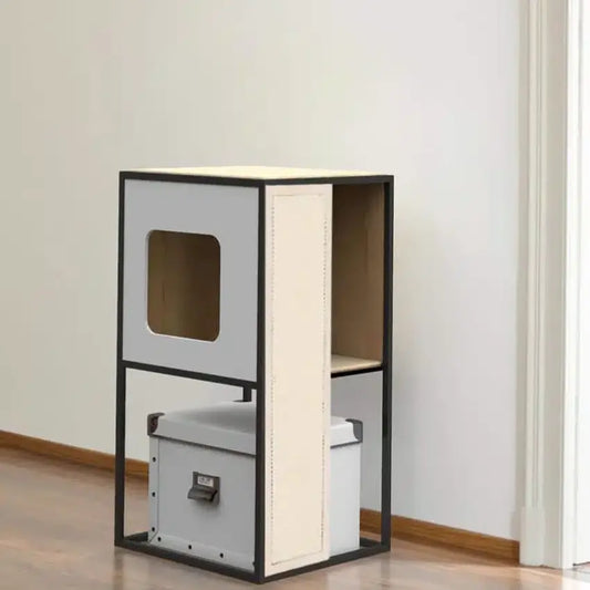 Catit Vesper PATIO Pequeno – Móvel para Gatos com Arranhador e Toca