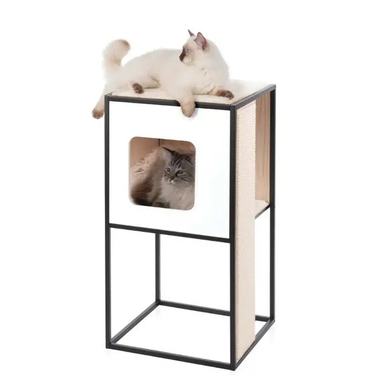 Catit Vesper PATIO Pequeno – Móvel para Gatos com Arranhador e Toca