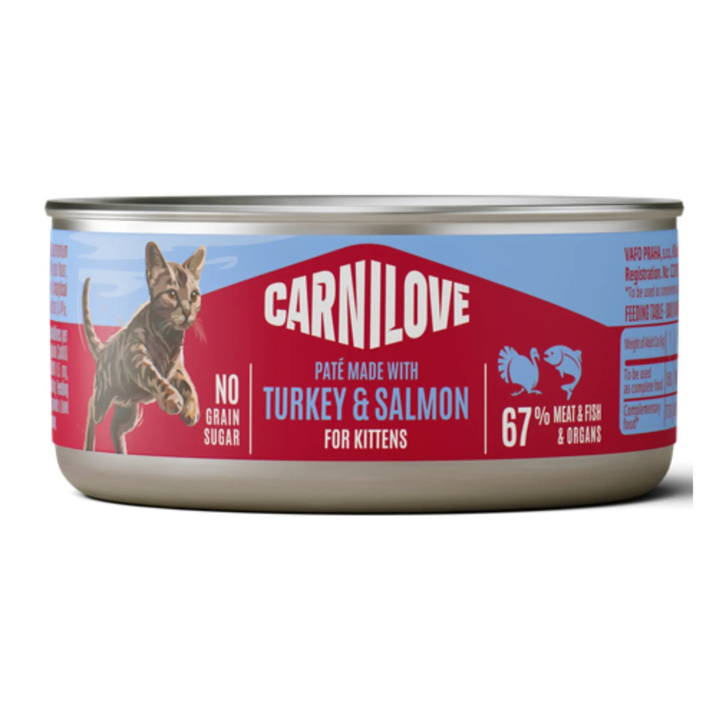 Patê Carnilove Peru e Salmão para Gatos 100g – Sem Cereais