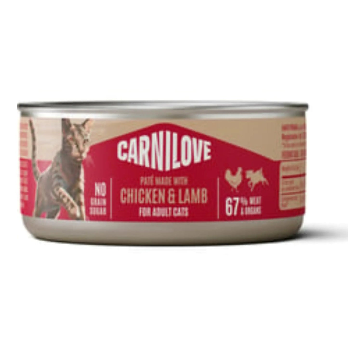 Patê Carnilove Frango e Borrego para Gatos - 100 gr